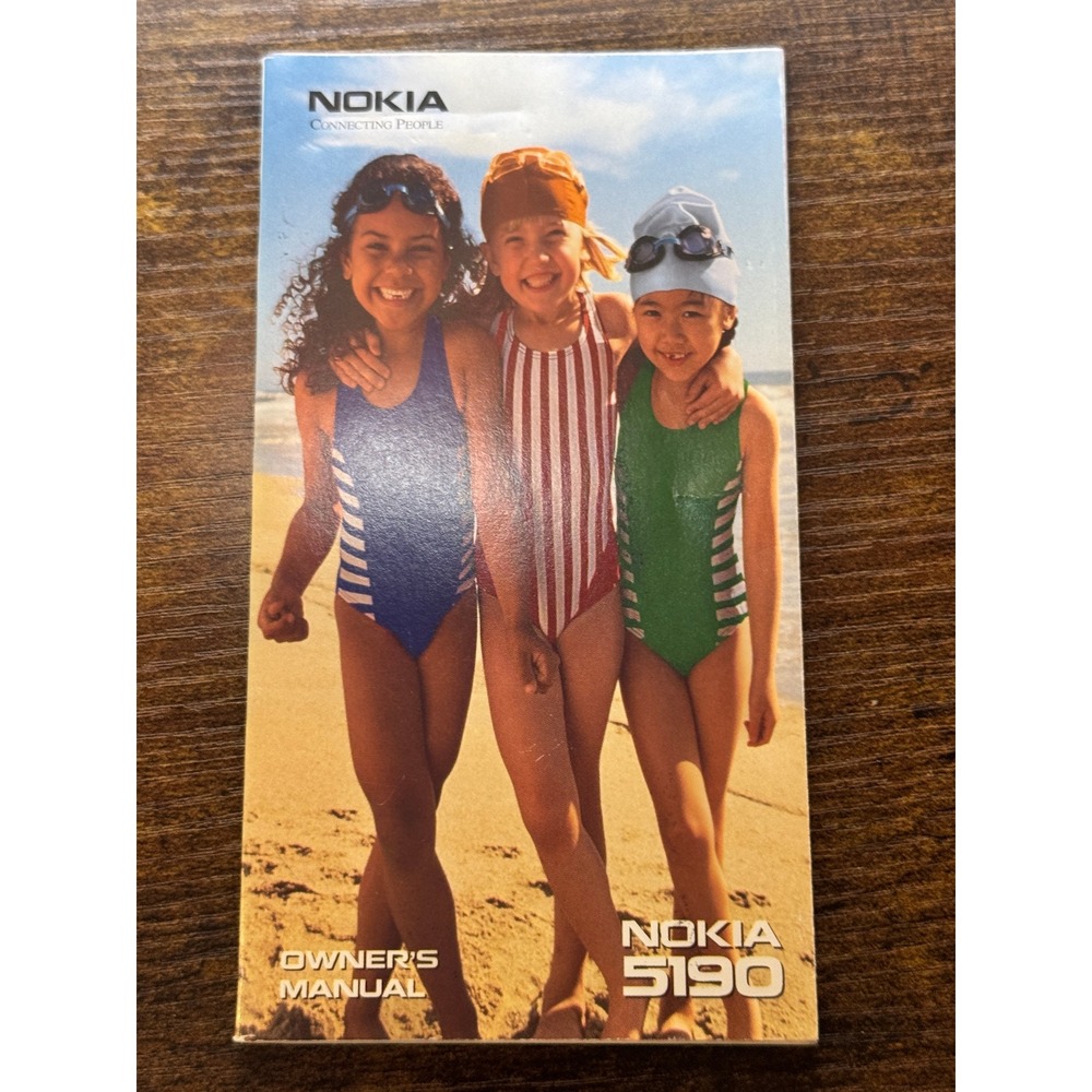 MANUAL ONLY for NOKIA 5190 Mobile Phone